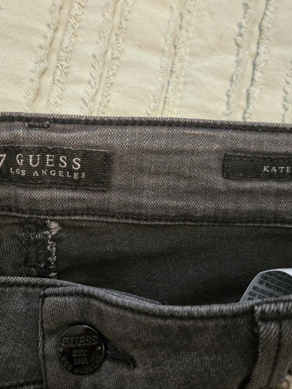 Guess Studded Ripped Jeans - Picture 5 of 5